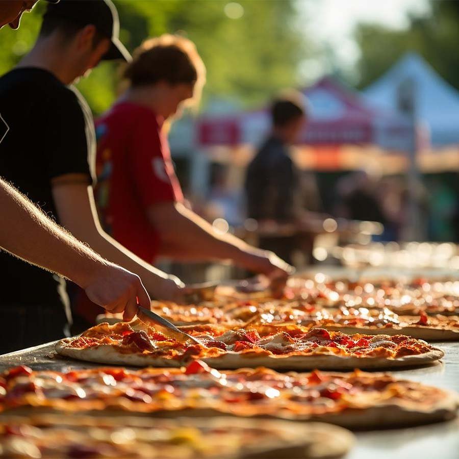 דוכן פיצה לאירועים - טרפת אירועים