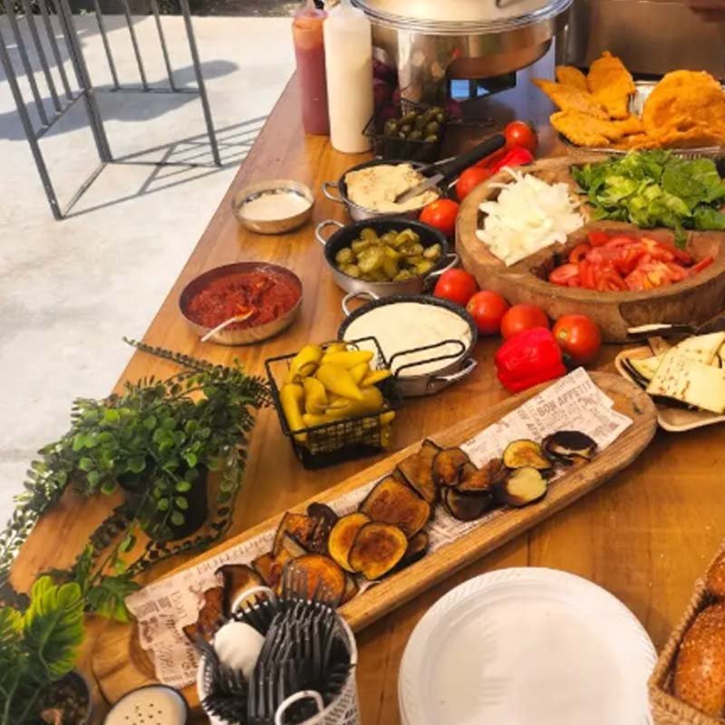 דוכן שניצל בבגט