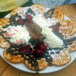 וופל בלגי עיגולים