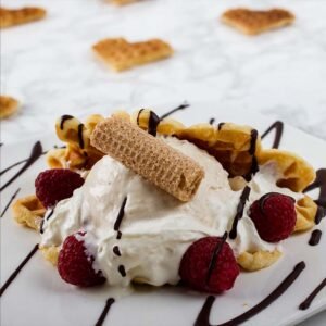 וופל בלגי עיגולים טרפת